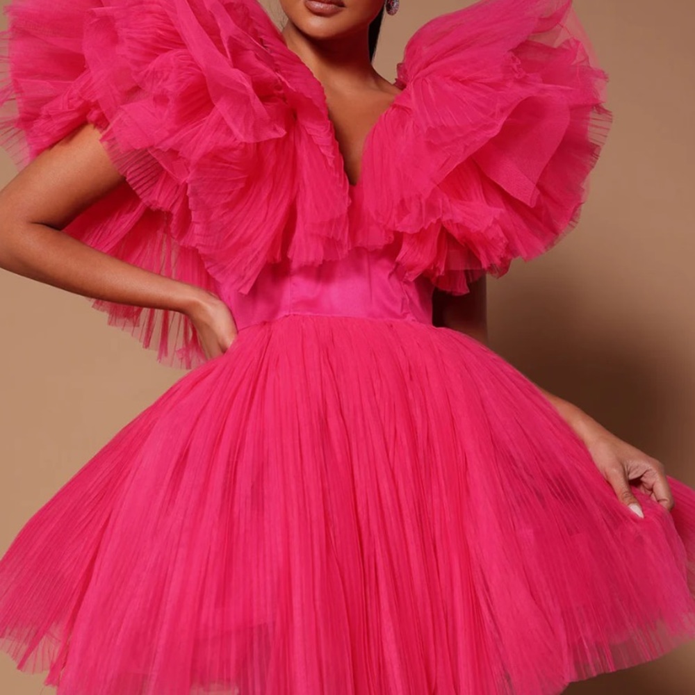 Hot Pink Birthday Dress Gem